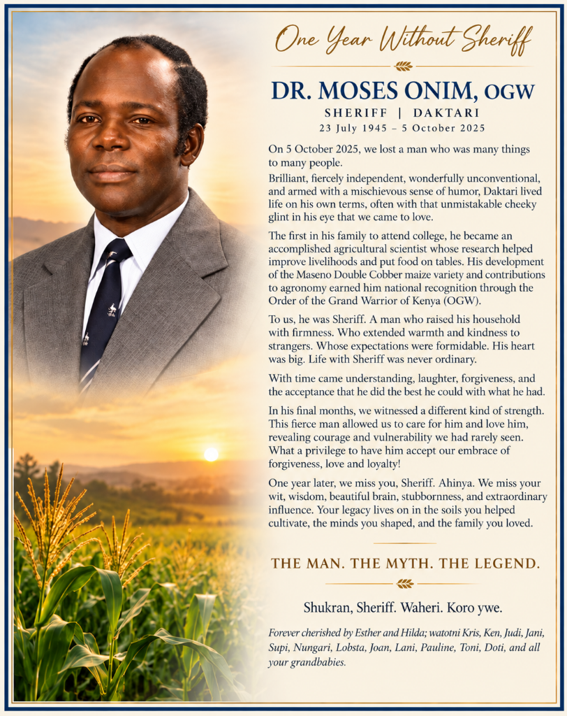 Dr. Moses Onim, OGW